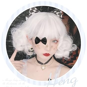 あいる様◼️ショートウィッグ 3点 Amazon.co.jp: ウィッグ ロリータ 原宿風 GAL系 耐熱ウィッグ
